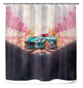 Rainy Ride Shower Curtain